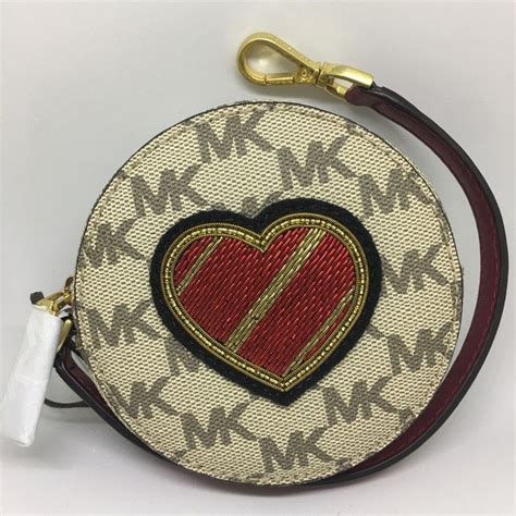 michael kors coin purse embossed|micheal Kors coin purse.